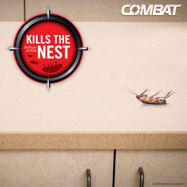 Combat Max 12 Month Roach Killing Bait, Small Roach Bait Station, Child-Resistant, 18 Count - Image 4