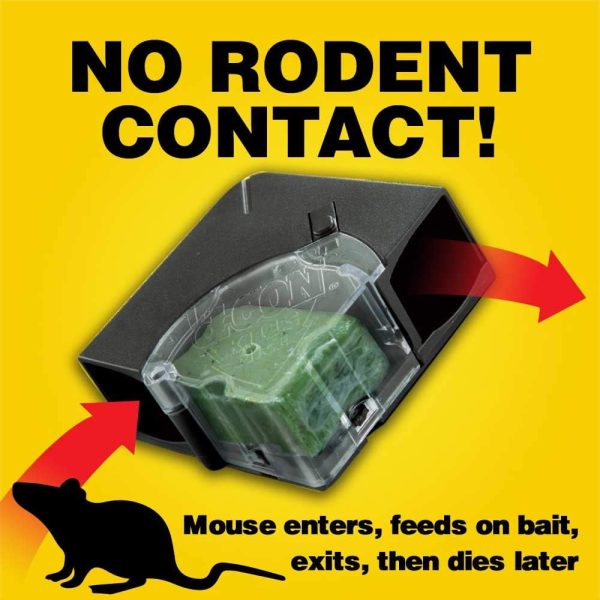 d-CON Refillable Corner Fit Mouse Bait Station, 1 Trap + 18 Bait Refills - Image 5