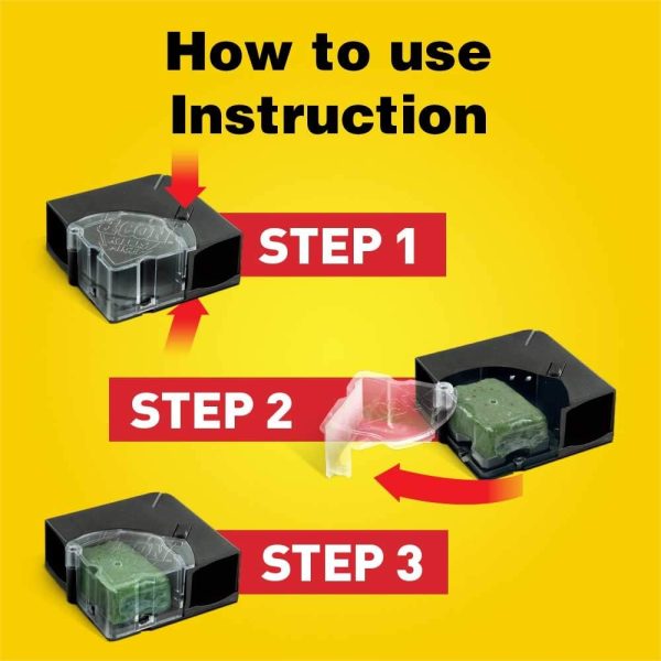 d-CON Refillable Corner Fit Mouse Bait Station, 1 Trap + 18 Bait Refills - Image 8