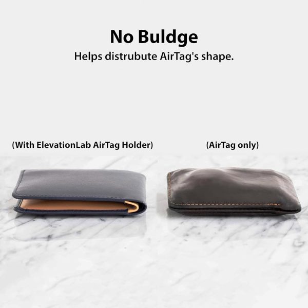 TagVault™ AirTag Wallet Holder - The Thinnest AirTag Wallet Card Insert | Flexible, Stays Hidden, Patent Pending | Elevation Lab - Image 3